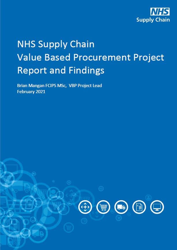 NHS Supply Chain Value Based Procurement Project Report and Findings