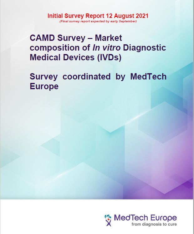 Medtech Europe – CAMD Survey; Market Composition of IVDs